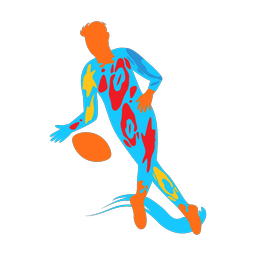 Rugby - Male | Splash | Colorful | v5