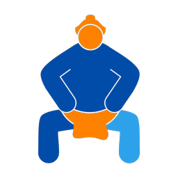 Sumo Wrestling - Male | Round | 3 Colored | v5