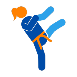 Karate - Female | Round | 3 Colored | v4