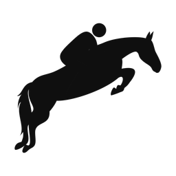 Horse Jumping - Male | Strike | Silhouette | v1