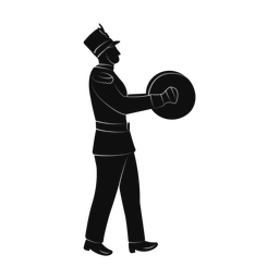 Marching Cymbal Player - Male | Promax | Silhouette | v1