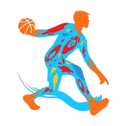 Basketball - Male | Splash | Colorful | v4