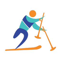 Para Downhill Skiing - Male | Motion | 3 Colored | v1