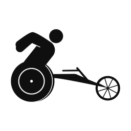 Wheelchair Racing - Male | Round | Silhouette | v1