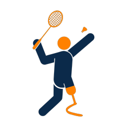 Para Badminton - Male | Round | 2 Colored | v1