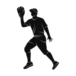 Baseball Fielder - Male | Promax | Silhouette | v2