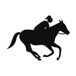 Horse Racing - Female | Strike | Silhouette | v1