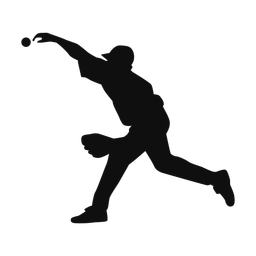 Softball Fielder - Female | Classic | Silhouette | v4