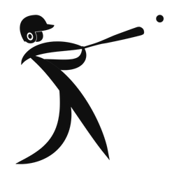 Baseball Batter - Male | Motion | Silhouette | v2