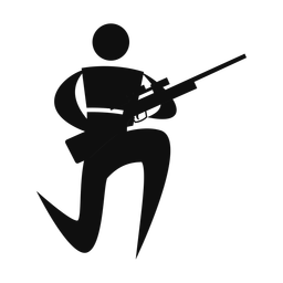 Hunting - Male | Motion | Silhouette | v4