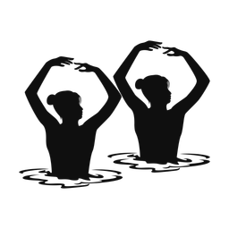 Synchronized Swimming - Female | Classic | Silhouette | v1