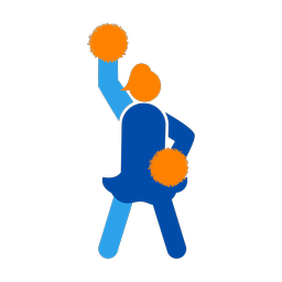 Cheerleader - Female | Round | 3 Colored | v7