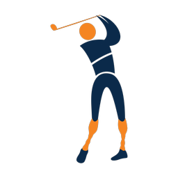 Disability Golf - Male | Motion | 2 Colored | v1