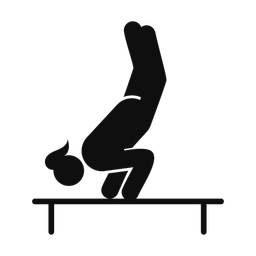 Parallel Bars - Female | Round | Silhouette | v1