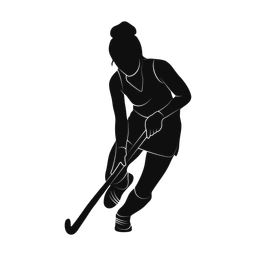 Field Hockey Player - Female | Promax | Silhouette | v1