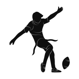 Flag Football Punter - Male | Promax | Silhouette | v1