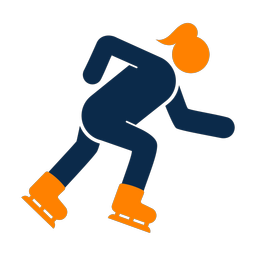 Speed Skating - Female | Round | 2 Colored | v3
