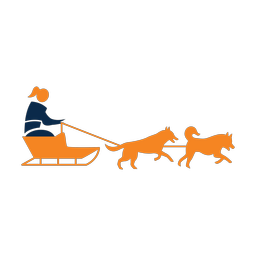 Sled Dog Racing - Female | Motion | 2 Colored | v1