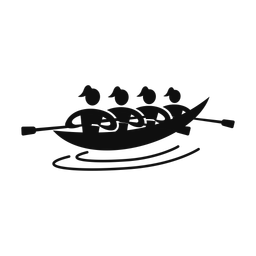 Rowing (Crew) - Female | Motion | Silhouette | v1