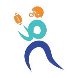 American Football Receiver - Male | Motion | 3 Colored | v2