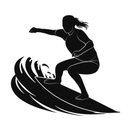 Surfing - Female | Promax | Silhouette | v1