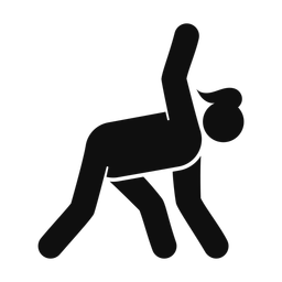 Yoga - Female | Round | Silhouette | v1