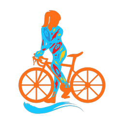 Cycling - Female | Splash | Colorful | v3