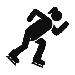 Speed Skating - Female | Round | Silhouette | v5