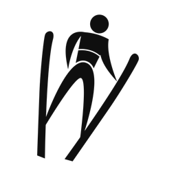 Ski Jumping - Male | Motion | Silhouette | v1