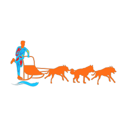 Sled Dog Racing - Male | Splash | Colorful | v3