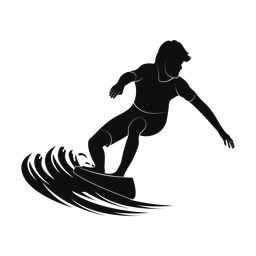 Surfing - Male | Promax | Silhouette | v2