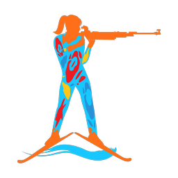 Biathlon - Female | Splash | Colorful | v1