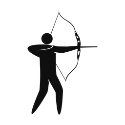 Archery - Male | Strike | Silhouette | v1