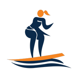 Surfing - Female | Motion | 2 Colored | v2