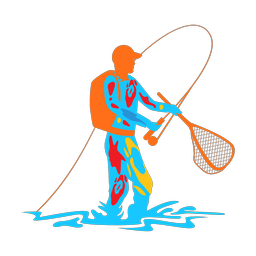 Fly Fishing - Male | Splash | Colorful | v1