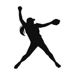 Softball Pitcher - Female | Classic | Silhouette | v1