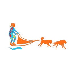Sled Dog Racing - Female | Splash | Colorful | v2