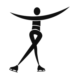 Figure Skating - Male | Motion | Silhouette | v3