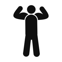 Body Building - Male | Round | Silhouette | v1