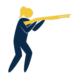 Skeet Shooting - Female | Strike | 2 Colored | v1