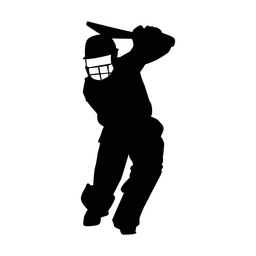 Cricket Batter - Male | Classic | Silhouette | v1