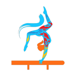 Balance Beam - Female | Splash | Colorful | v4