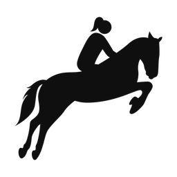 Horse Jumping - Female | Strike | Silhouette | v1