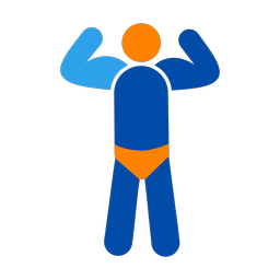 Body Building - Male | Round | 3 Colored | v1
