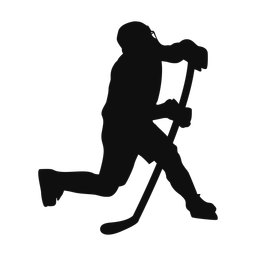 Ice Hockey Player - Male | Classic | Silhouette | v1