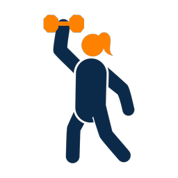 Cross Fit - Female | Round | 2 Colored | v2