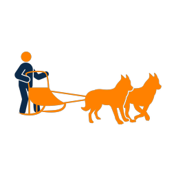 Sled Dog Racing - Male | Round | 2 Colored | v3