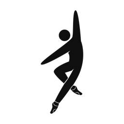 Ballet Dancing - Male | Strike | Silhouette | v1