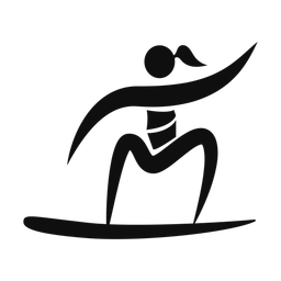 Snowboarding - Female | Motion | Silhouette | v1