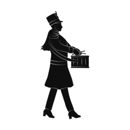 Marching Side Drummer - Female | Promax | Silhouette | v1